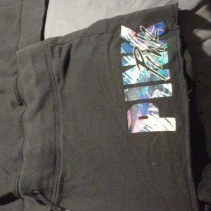 Vs pink short & hoodie set